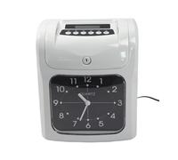 Máquina de estampación, Reloj electrónico con Pantalla LCD y Esfera de Reloj, máquina Perforadora de Tarjetas de Papel, máquina for Asistencia con Tarjetas de Papel,Máquina de Tarjetas(Clock Face)
