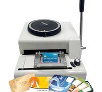Máquina de estampado, dispositivo de estampado manual de 72 caracteres, herramienta de codificación personalizada para etiquetas de identificación de mascotas, tarjeta de PVC, producción de marcado
