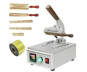 Máquina de Estampado en Caliente de Escritorio de Máquina De Estampación En Caliente Papel Escritorio, Tipografía, Temperatura Ajustable 45-280 °C, For Tela