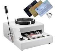 Máquina de estampado manual, máquina de estampado manual, código de estampación de acero inoxidable, etiqueta en relieve, 72 caracteres, máquina de grabado manual de tarjetas de PVC para hacer