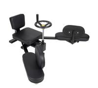 Máquina de estiramiento de piernas mecánica, ángulo de estiramiento de 180°, con respaldos y cojín protector de articulaciones, máquina de extensión de piernas de ballet