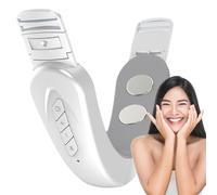 Máquina de estiramiento facial en V, masajeador eléctrico liviano para dar forma a la cara en V - Máquina de estiramiento facial con doble reductor con correa V-Face-Lift para levantar