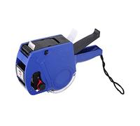 Máquina de Etiquetado Manual 8, Máquina de Etiquetado con Cartucho Precio Etiqueta Máquina Dígitos Precio Etiqueta Pistola con Cartucho Portátil Herramienta de Marcado Precio (Azul)