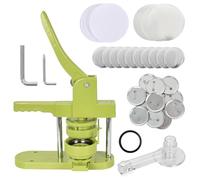 Máquina de Fabricante de Botones de 58 mm, Máquina de Botón de Diversión Fuerte que Incluye Conjuntos de 100 Botones, Kit de Fabricación de Insignias Fácil de Usar, para Aficionados Pequeñas Empresas