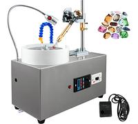 Máquina de facetado de gemas, pulidora eléctrica de joyería, amoladora plana de jade, velocidad de rotación ajustable de 0-2800 RPM, pulidora de ángulo de joya de roca con manipulador mecánico pr
