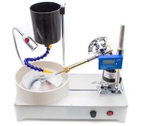 Máquina de facetado de piedras preciosas de 120 W, máquina pulidora de gemas de 2800 RPM, pulidora de joyas, amoladora plana con pantalla digital, para joyas, jade y metales preciosos