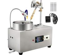 Máquina de facetado, máquina pulidora de jade de 180 W, velocidad ajustable 0-2980 RPM, pulidora de ángulo de joya de roca for pulido de piezas
