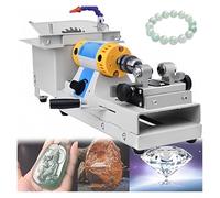 Máquina de facetado y pulido, amoladora plana lapidaria de piedras preciosas de 750 W con 800-10000 r/min, accesorios de pulido, para joyería, jade, metales preciosos + Jade accessories