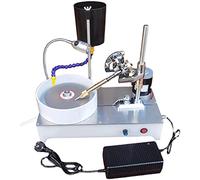 Máquina de facetilla de pulido de piedras preciosas de escritorio, máquina de pulido de gemas facetado Polador de joyas Polador Píldora Plana Máquina Lapidario 120W