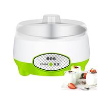 Máquina de fermentación - Creador de yogur eléctrico de 1,2 L, caldera de leche | Equipo de fabricación de yogur de acero inoxidable para el hogar, herramienta de fermentación de cocina, procesador l
