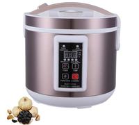 Máquina de fermentación de ajo negro, caja de fermentación de ajo de 5 litros, fermentador de ajo negro con soporte de 2 capas de acero inoxidable para ajo, fermentación rápida de 168 horas, para