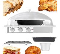 Máquina De Fermentación De Pan Eléctrica, Caja De Fermentación De Masa De Pan Con Temperatura Y Humedad Ajustables Para Fermentación De Pan De Masa Madre Con Temporizador 0 a 120Min 510*360*290mm