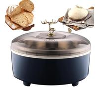 Máquina de Fermentación de Pan, Fermentador de Masa de 5 litros con Temperatura Ajustable de 20 a 55 ℃ y Sincronización, Caja de Fermentación Termostática Automática con Revestimiento de Acero Blue