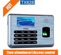 Máquina de fichar, TX628 Máquina de tiempo de asistencia TCP/IP Servidor web Grabación de tiempo de huellas dactilares opcional(Basic function,Arabic)