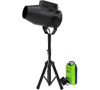 Máquina De Fiesta De Espuma De 1000 W Con Trípode Ajustable Y Bomba De Agua: Soplador De Burbujas De Escenario For Piscinas Al Aire Libre, Cumpleaños Y Eventos(Rechargeabletype)