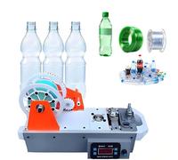 Máquina de Filamento de Escritorio, Extrusor de Impresora 3D, Pultrusión de Filamento de Botellas de Plástico, Reciclador de PET para Familias, Creadores DIY, Pequeños Estudios(Orange-Gray)