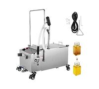 Máquina de filtro de aceite eléctrico 22 40 58L, máquina extractora de aceite de acero inoxidable, prensa hidráulica comercial for electrodomésticos(40L (80 lbs))