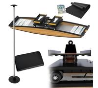 Máquina de Fitness esquí Ejercicios de esquí Carga 150 kg Equipo Aeróbico Remo/Esquí Simulación en Interiores Máquina Elíptica 3D para Fuerza y Equilibrio