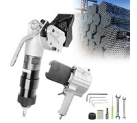 Máquina de flejado de acero neumático, tensor de flejado de metal y juego de herramientas selladoras para embalaje industrial