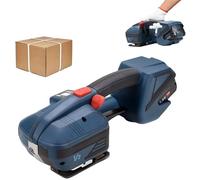 Máquina de Flejado Eléctrica Automática, Herramienta de Cintado con Cinta PET PP con Batería Li de 4000mAh, Herramienta Portátil para Empaquetado de Cajas y Palés