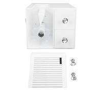 Máquina de floración de pestañas acrílicas con cajón, máquina para hacer ventiladores de extensión de pestañas de floración automática, mango giratorio manual para uso doméstico