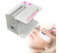 MáQuina De FloracióN De PestañAs De Sobremesa MáQuina, Con Banco De Trabajo De Desmontaje/Ranura Para Almacenamiento De PestañAs/Ranura Para Pinzas MagnéTicas/Perilla Giratoria,Black