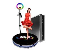 Máquina de fotomatón 360 para eventos, cámara giratoria automática de cámara lenta para fiestas, selfies y reuniones sociales