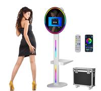 Máquina de fotomatón con pantalla táctil con papel de impresión 108, 8 GB de RAM, SSD de 256 GB para eventos, fiestas, alquileres, cumpleaños, bodas