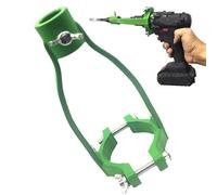 Máquina de fresa de madera para agujeros de cojín: soporte de fijación para taladro de grifo y adaptador para taladro de cuatro canthole | Adjunto de la máquina de perforación robusta para trabajos pr