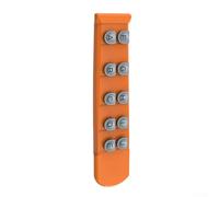 Máquina de fuerza de dedo de guitarra para práctica regular y capacidad mejorada de acordes para músicos (naranja)