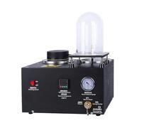 Máquina de fundición al vacío de 2 litros, pantalla digital siamesa de 2000 W para hacer joyas, kit de fundición de cera perdida de 3 CFM sin bomba