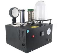 Máquina de fundición al vacío para hacer joyas, herramienta de refinación de metales preciosos de alta temperatura, capacidad de 1 kg, equipo de fundición digital