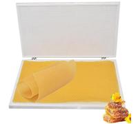 Máquina de fundición de moldes de láminas de base de cera de abejas, molde de estampado de cera de abejas, 220 x 420 mm, forma de ojo de 4,7 mm/5,3 mm, suministros for apicultores(4.7mm)