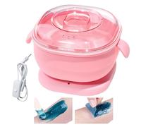 Máquina de fusión de cera, dispositivo de depilación para mujeres para eliminar el vello, olla pequeña de cera de frijoles para salón de belleza, peluquería, centro de spa, hogar, hogar