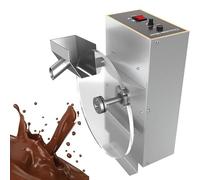 Máquina de fusión de chocolate, mezclador de templado de acero inoxidable, control de temperatura de 0 a 95 °C, velocidad ajustable de 35 a 55 RPM, capacidad de 12 kg para un revestimiento suave de