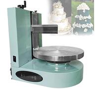 Máquina de glaseado para tartas, esparcidor automático de crema redondo y herramienta de decoración con tocadiscos alisadores y nivelador de pasteles