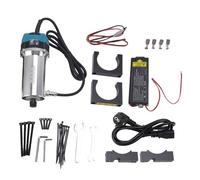 Máquina de Grabado de Motor sin Escobillas de 800 W, Recortadora de Madera CNC de 6 Velocidades 1/4 Chuck, Kit de Motor de Husillo de Herramientas de Enrutador para Chaflán, (EU enchufe 220V)
