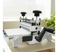 Máquina de grabado e impresión manual, impresión en huecograbado y tipografía, prensa plana con altura de rodillo ajustable para una impresión clara y uniforme