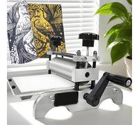 Máquina de grabado, impresión manual para grabado y tipografía, área de impresión de 35 x 17 cm, altura ajustable del rodillo para impresión artística de precisión