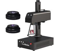 Máquina de grabado láser de fibra ComMarker B4, grabado láser de metal, compatible con Lightburn, máquina de marcado láser de 30 W para acero inoxidable, joyas, plásticos, vasos (30W, without rotary)