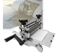 Máquina De Grabado Manual, Compacta E Impresión Escritorio, Altura Del Rodillo Ajustable Prensa Mesa Con Metal Para Artística Clara, Dimensiones Panel Impreso 31 X 17 Cm