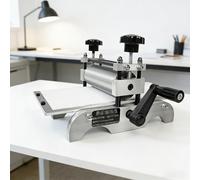 Máquina de Grabado Manual con área de impresión de 31 x 17 cm, impresión Clara y Uniforme, Prensa Plana Manual, Altura de Rodillo Ajustable para exhibiciones Decorativas y Placas de Libros