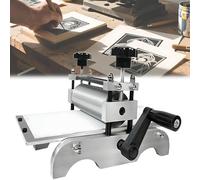 Máquina de grabado manual de escritorio con rodillo ajustable para una impresión clara y uniforme en superficies planas