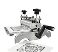 Máquina de grabado manual, prensa de impresión en bloque con control de rodillos, prensa de lino para grabado en bloque en relieve de 31 x 17 cm