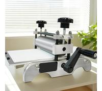 Máquina de Grabado Manual, Prensa Laminadora Profesional con Altura de Rodillo Ajustable para Madera y Cobre, Área de Impresión 31 x 17 cm para Artistas y Talleres