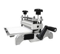 Máquina de grabado, máquina de impresión manual de prensa plana, altura ajustable del rodillo para exhibición decorativa e impresión de placas de libros, 31 x 17 cm