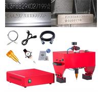 Máquina De Grabado Y Marcado De Metales, Máquina Neumática De Marcado Por Micropercusión, Máquina De Impresión Portátil Para Número De Chasis De Marco De Código Vin, Profundidad: 0,01-1mm,TypeC
