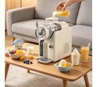 Máquina de granizado comercial 5 en 1, con limpieza automática, con pantalla táctil inteligente, no necesita hielo, rinde de 8 a 10 tazas, for batidos
