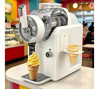 Máquina De Granizados De 2 Litros: No Necesita Hielo, Autolimpiante,Máquina De Helado Suave Para Uso Doméstico,Para Batidos,Frappés Y Cócteles,5 Modos Preestablecidos Para Un Granizado Cremoso White