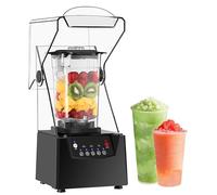 Máquina de granizados for hacer hielo comercial de 2 litros, máquinas de granizado con agitación de 360° con carcasa de sonido, máquina de cocción de pared rota con panel inteligente, máquina